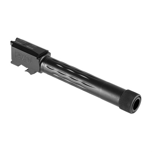 Migliora la precisione della tua M&P 2.0 con il canna Flame Fluted in acciaio inossidabile 416-R, finitura nera e corona target a 11 gradi per prestazioni superiori.