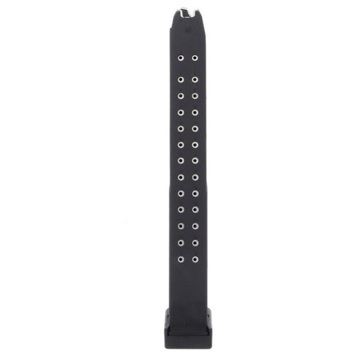 Il caricatore KCI da 31 colpi per Glock® .40 S&W offre robustezza, compatibilità con G22 e G23, e una facile manutenzione per massimizzare il tempo di tiro.