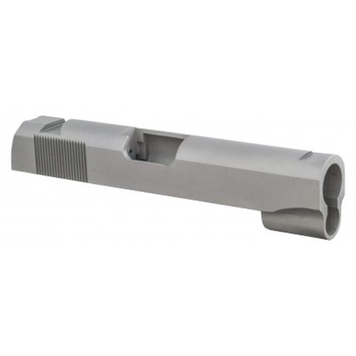 Die 1911 CMDR 45 ACP GI Slide von Fusion Firearms bietet präzise CNC-Bearbeitung, GI/Mil-spezifische Serrationen und ist perfekt für alle .45er Patronen.