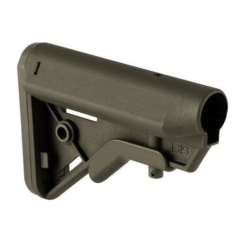 Il BRAVO COLLAPSIBLE MIL-SPEC STOCK per AR-15 offre un design ergonomico, materiali MIL-SPEC, e una regolazione intuitiva per un comfort e una stabilità superiori.