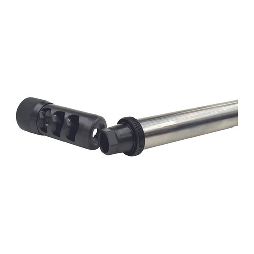 Erlebe mit den HELLFIRE Muzzle Brake Universal Adapters schnelle Anpassungen für deine Waffen! Präzise aus Edelstahl gefertigt, passend für 5/8-24 oder 1/2-28 TPI.