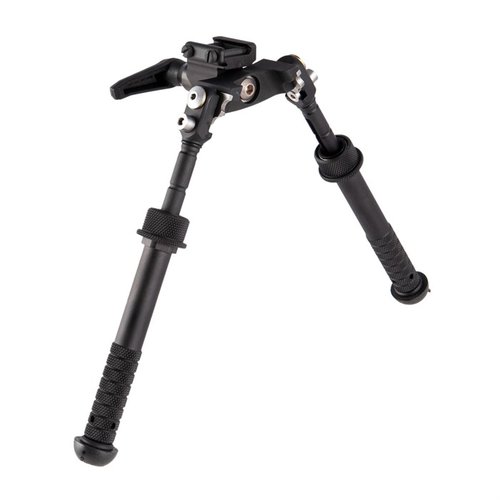 Der ACCU-SHOT GEN 2 CAL Bipod bietet eine Höhenverstellung von 4,75 – 9 Zoll, 5 Beinpositionen und eine stabile, nicht rotierende Konstruktion für präzises Schiessen.