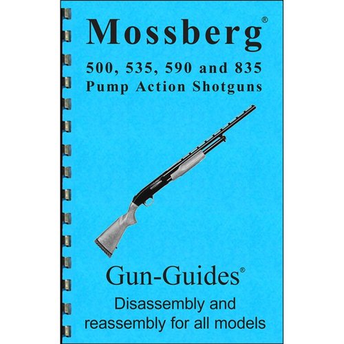 Der MOSSBERG 500, 535, 590 & 835 Montage- und Demontageleitfaden bietet detaillierte Anleitungen, hochwertige Illustrationen und Infos zur Waffengeschichte.