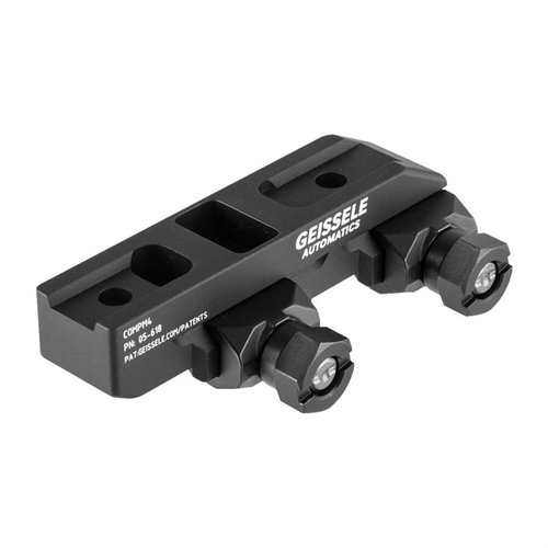 Die Geissele Super Precision Optic Mount für Aimpoint CompM4 bietet eine extrem stabile Befestigung, die Nullstellung selbst unter härtesten Bedingungen schützt.