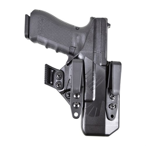 Le holster Eidolon est conçu pour un confort optimal et une dissimulation efficace, avec un ajustement précis et des points de fixation pour accessoires.