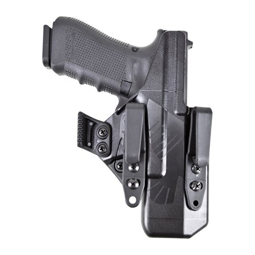 Le holster Eidolon est conçu pour un confort optimal et une dissimulation efficace, avec des points d'attache pour accessoires et une boucle de ceinture de 1.5