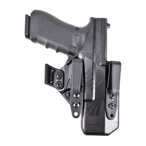 L'Eidolon Holster offre una vestibilità precisa per il Glock G19, massimizzando comfort e occultamento, con punti di attacco per accessori e cinturino da 1.5