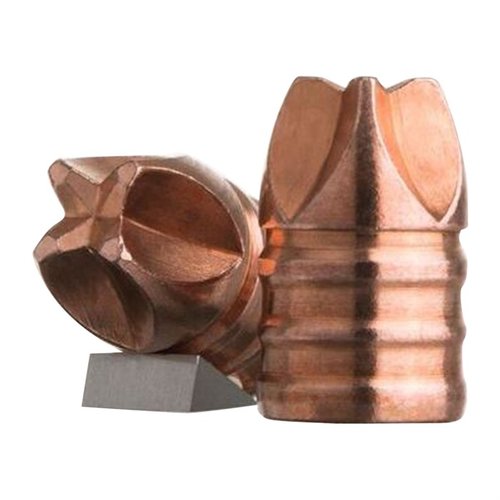 Die 44 CALIBER XTREME DEFENSE FTM Geschosse bieten eine massive permanente Wundhöhle, reduzierte Rückstoss und übertreffen Barrieren mit CNC-gefertigtem Kupfer.