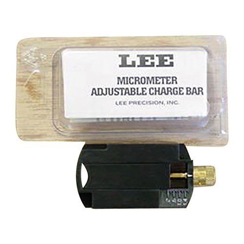 La Lee Adjustable Charge Bar sostituisce il Charge Disk nei misuratori di polvere Auto Disk e Pro Auto Disk, regolabile da .28 cc a 1.6 cc per una precisione ottimale.