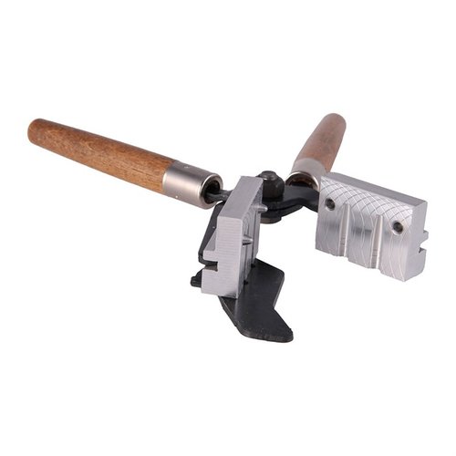 Le moule à balles LEE Precision en aluminium, avec double cavité, assure une précision inégalée et des balles de 500gr à 50 calibres pour un moulage rapide.