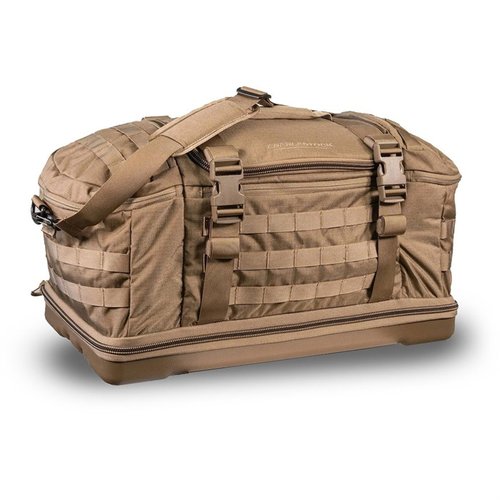 Le sac Eberlestock R1 Bang Bang est idéal pour ranger ton matériel : compartiment rembourré, poches pour chargeurs, et résistant à l'eau et à la poussière.