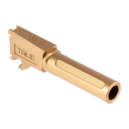 I barili True Precision per SIG 365 offrono precisione eccezionale grazie a una lavorazione di alta qualità, camera SAAMI e finitura lucida per una maggiore accuratezza.