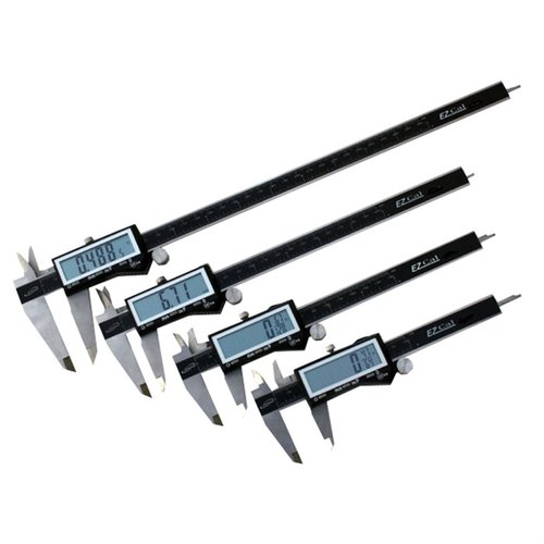 Die iGaging EZ Cal Digital Calipers bieten präzise Messungen mit einem grossen LCD-Display, einer Genauigkeit von 0.001 Zoll und langlebiger Edelstahlkonstruktion.