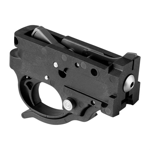 Il RUGER®10/22® Drop-In Trigger Assembly offre un grilletto leggero e netto da 2,25 libbre, realizzato in acciaio indurito e acciaio inossidabile, senza bisogno di modifiche.