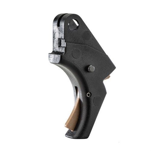 Migliora il tuo M&P con il grilletto Apex Tactical: riduzione del pre-travel del 20% e dell'over-travel del 10%, facile sostituzione e sicurezza pivotante centrale.