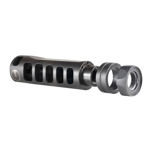 Der Ultradyne Apollo S 6.5 Creedmoor Kompensator reduziert Rückstoss und Mündungserhebung, sorgt für schnellere Nachfolgeschüsse und ist aus robustem 416 Edelstahl.