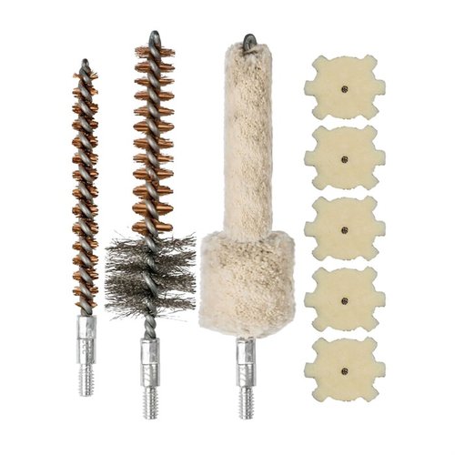 Le kit de brosses AR-15 de Real Avid te permet de garder ta chambre et ton canon sans carbone grâce à des brosses et des tampons spécialement conçus.