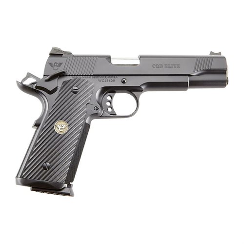 Die CQB 1911 Elite bietet ein robustes Carbonstahl-Design, Bullet Proof® Teile, einen präzisen 5