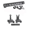 MIDWEST INDUSTRIES 14" SLIM LINE HANDGUARD W/ FLIP-UP COMBAT SIGHTS