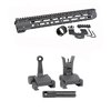 L'AR-15 Slim Line Handguard di Midwest Industries offre punti di attacco M-LOK, una rail Picatinny continua e mirini Flip-Up A2 per una mira ottimale.