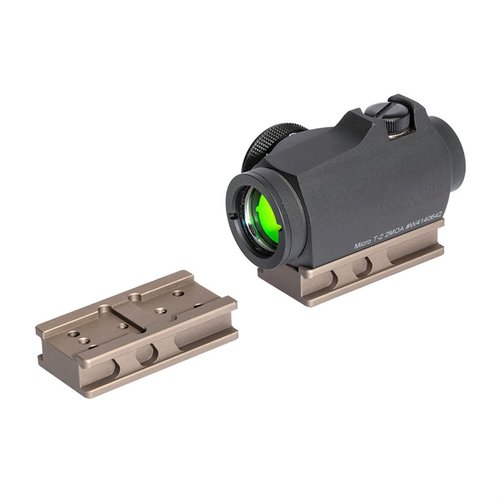 L'adattatore micro sight C.O.M.M. di Badger Ordnance consente di montare ottiche reflex popolari come Aimpoint T1/T2, garantendo robustezza e precisione.