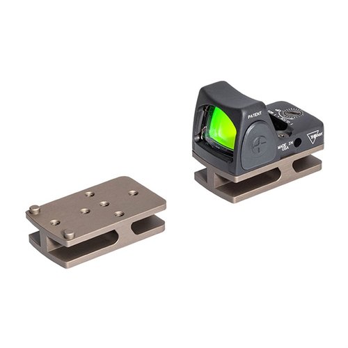 Mit dem Badger Ordnance CONDITION ONE Micro Sight Adapter kannst du beliebte Reflexoptiken wie Trijicon RMR sicher und stabil an deinem Gewehr montieren.