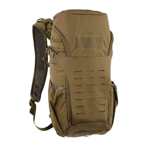 Lo zaino Eberlestock H31 Bandit offre 935 cubic inches di spazio, un pannello MOLLE per accessori e compatibilità con sacche idriche da 2L o 3L.