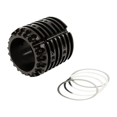 Il M5E1 Handguard Barrel Nut consente di collegare i handguard Aero Precision M5 a ricevitori superiori a filettatura DPMS, incluso un pacchetto di 5 shims per il corretto allineamento.