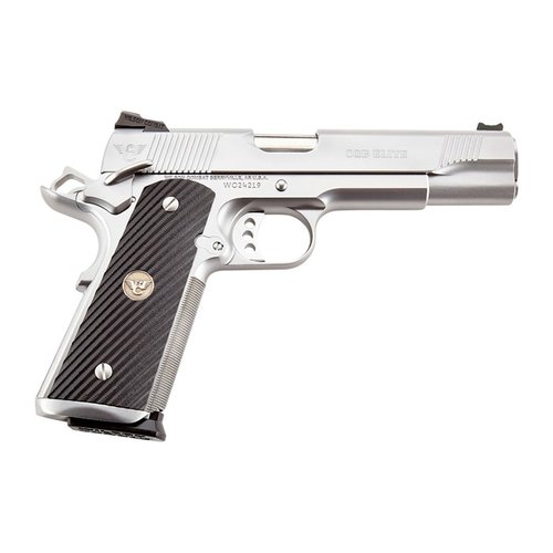 Die CQB 1911 Elite bietet dir eine zuverlässige 9mm Luger mit Bullet Proof® Teilen, ergonomischem Design und einem präzisen 5