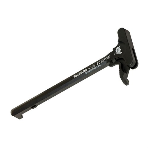 L'XCH AR-15 Charging Handle di ODIN Works offre un design ambidestro con un latch esteso, ideale per l'uso con guanti e per liberare ottiche montate.