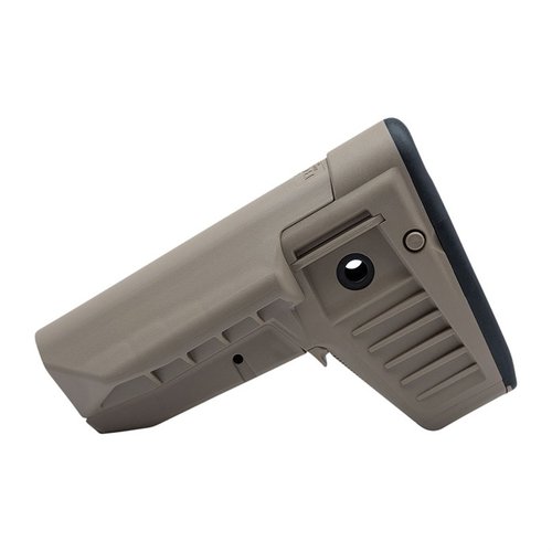 Il BCMGUNFIGHTER SOPMOD Mod 1 offre un miglior supporto per la guancia, design senza inceppamenti, punti di montaggio ambidestri e scomparto per la conservazione.