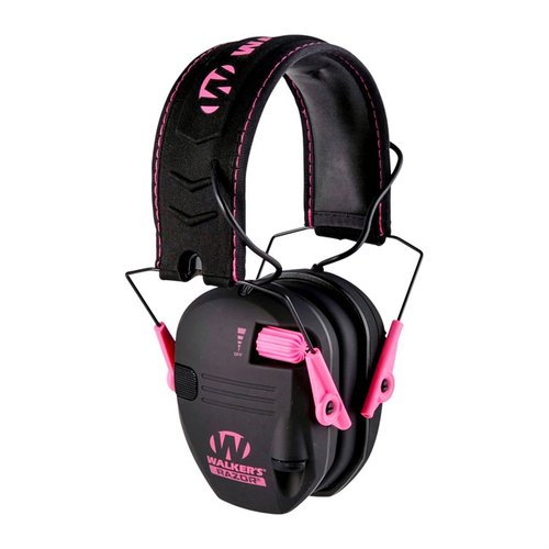 Le Walkers Razor Slim Electronic Muffs offrono una protezione acustica compatta e pieghevole con 23 dB di riduzione del suono, comfort migliorato e microfoni omnidirezionali.