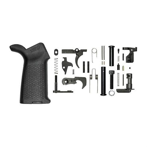 Il kit di parti inferiori AR 308 M5 di Aero Precision include un'impugnatura Magpul MOE e tutti i componenti essenziali per un'assemblaggio perfetto.