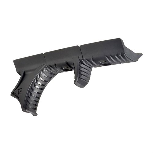 Il Link Hand Stop Kit di Strike Industries offre 3 sezioni configurabili per un'impugnatura personalizzata, realizzate in polimero resistente e montabili su M-Lok o Keymod.