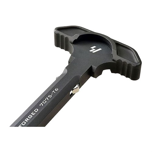 Der STRIKE Latchless Charging Handle bietet robuste 7075-Aluminiumkonstruktion, effiziente Seitenabgasventilation und einen komfortablen, zuverlässigen Griff.