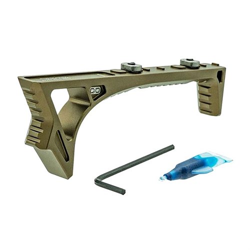 Il SI LINK CURVED FOREGRIP offre stabilità e versatilità con il sistema LINK, costruito in alluminio 6061T6, compatibile con M-Lok e Keymod.