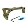 Il SI LINK CURVED FOREGRIP offre stabilità e versatilità con il sistema LINK, costruito in alluminio 6061T6, compatibile con M-Lok e Keymod.
