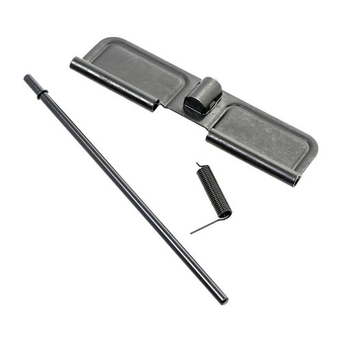 Mit dem CMMG AR-15 Ejection Port Cover Kit erhältst du alles, was du brauchst, um deinen oberen Empfänger zu vervollständigen, einschliesslich Deckel, Stange und Feder.