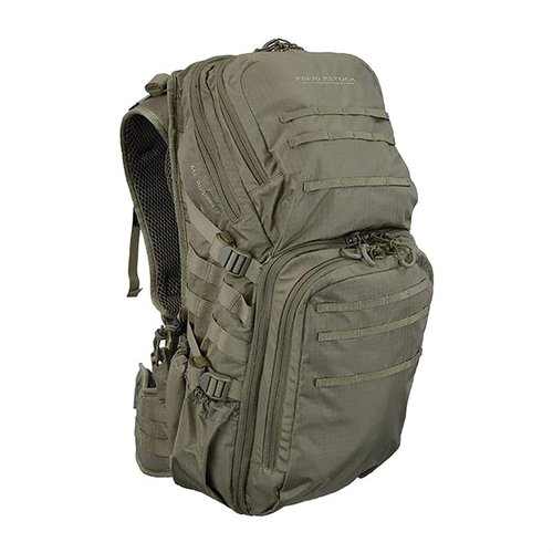 Der EBERLESTOCK HISPEED II Rucksack bietet ein kompaktes Design, MOLLE-10 Befestigungsmöglichkeiten und eine flexible Innenaufteilung für optimalen Tragekomfort.