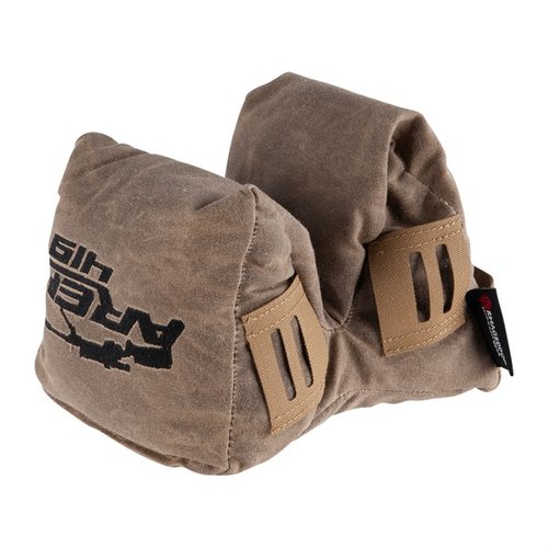 Der RailChanger Pint Sized Game Changer bietet Flexibilität und Stabilität beim Schiessen, dank spezieller Sleeves und locker gefülltem Tan Waxed Canvas.