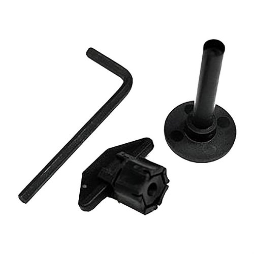 Strumento di assemblaggio per caricatori Ruger® 10/22® con custodia e moschettone, compatto e facile da usare per una manutenzione rapida e efficiente.