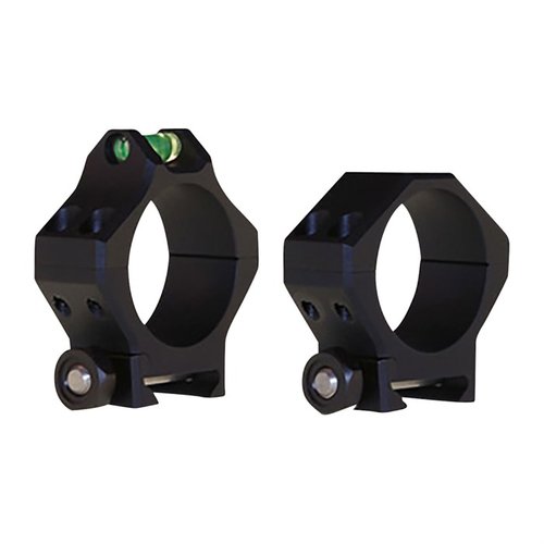 Le anelli per ottiche ultra-leggeri di Hawkins Precision, in alluminio 6061 T6, offrono robustezza, finitura anodizzata nera e un design ultra-leggero.