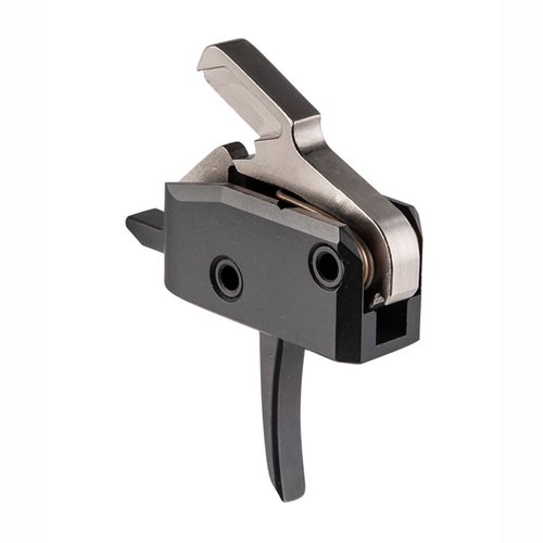 Der RISE Armament AR-15 High-Performance Trigger bietet einen präzisen 3,5 lb Abzug, kurze Rückstellung, Anti-Walk Pins und eine glatte Nickel-Boron-Beschichtung.