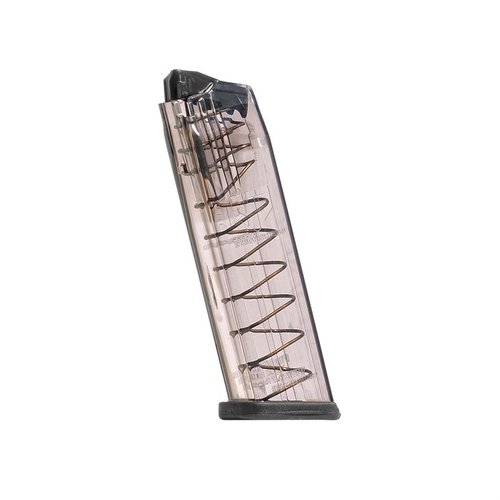 Caricatore H&K VP9 9mm da 17 colpi, resistente agli impatti, facile da smontare, trasparente per controllare le munizioni, con garanzia a vita.