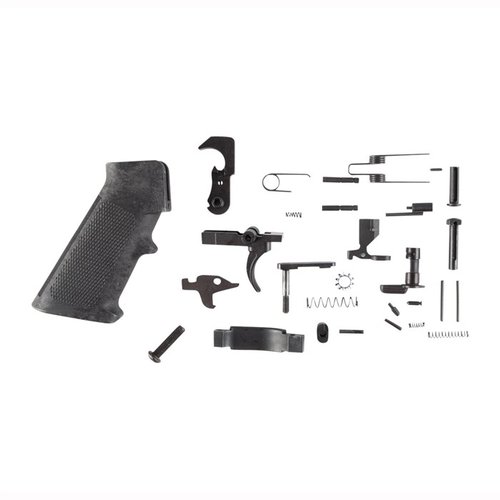 Das KE Arms AR-15 GI Lower Parts Kit enthält alle Teile, die du benötigst, um deinen unteren Empfänger in ein funktionales Stück für deinen AR-15 oder M4 zu verwandeln.