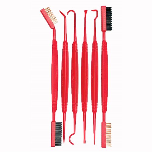 Die ACCU-GRIP PICKS & BRUSHES von REAL AVID bieten präzise Kontrolle, schonende Reinigung und erreichen selbst die tiefsten Ecken deiner Waffe.