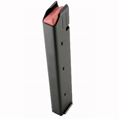 Die DURAMAG SS 9mm Magazine bieten eine zuverlässige Fütterung für alle 9×19 Munitionen, sind einfach zu laden und bestehen aus hochwertigem 410 Edelstahl.