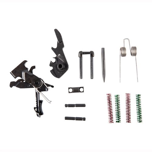 I grilletto HIPERFIRE Xtreme 2-stage offre una rottura pulita, regolazione del peso e compatibilità con AR-15, garantendo prestazioni affidabili e precise.