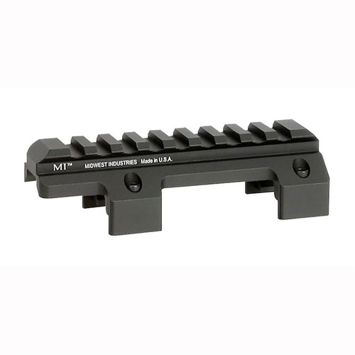Die HK MP5 Top Picatinny Rail Mount von Midwest Industries ermöglicht dir eine einfache Montage von Optiken und Zubehör, ohne den OEM-Handschutz zu entfernen.