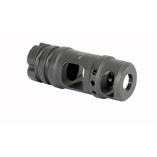 Der AK-47 Muzzle Brake .30 Cal von Midwest Industries reduziert Rückstoss und Mündungshochlauf, ist aus Werkzeugstahl gefertigt und hat eine Lebenslange Garantie.